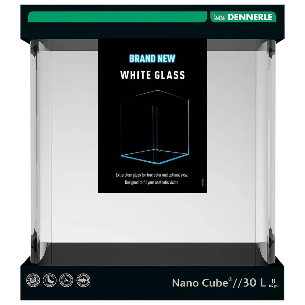 DENNERLE Nano Cube Vetro bianco