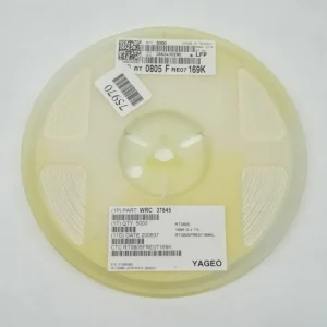 5000x YAGEO SMD Widerstand 169K Ohm / WRC 37845 / RT0805FRE07169K / 0805