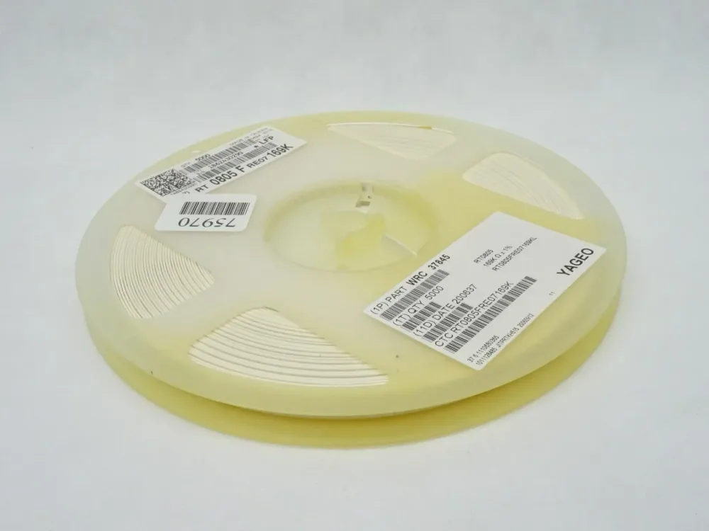 5000x YAGEO SMD Widerstand 169K Ohm / WRC 37845 / RT0805FRE07169K / 0805