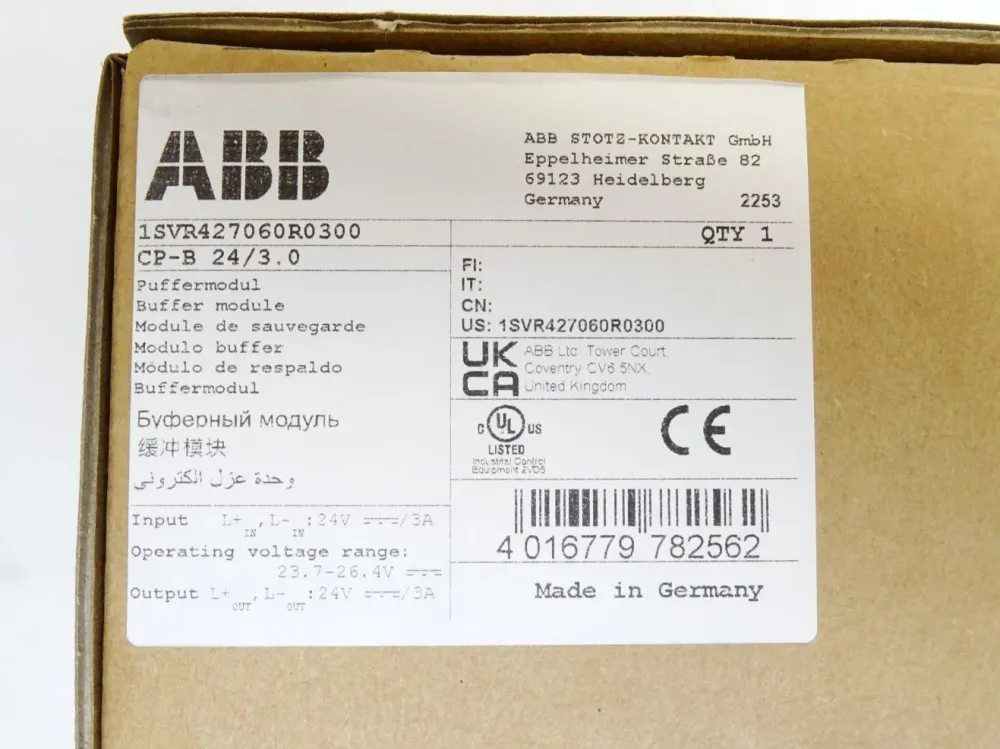 ABB 1SVR427060R0300 CP-B 24/3.0 Puffermodul / Neu OVP