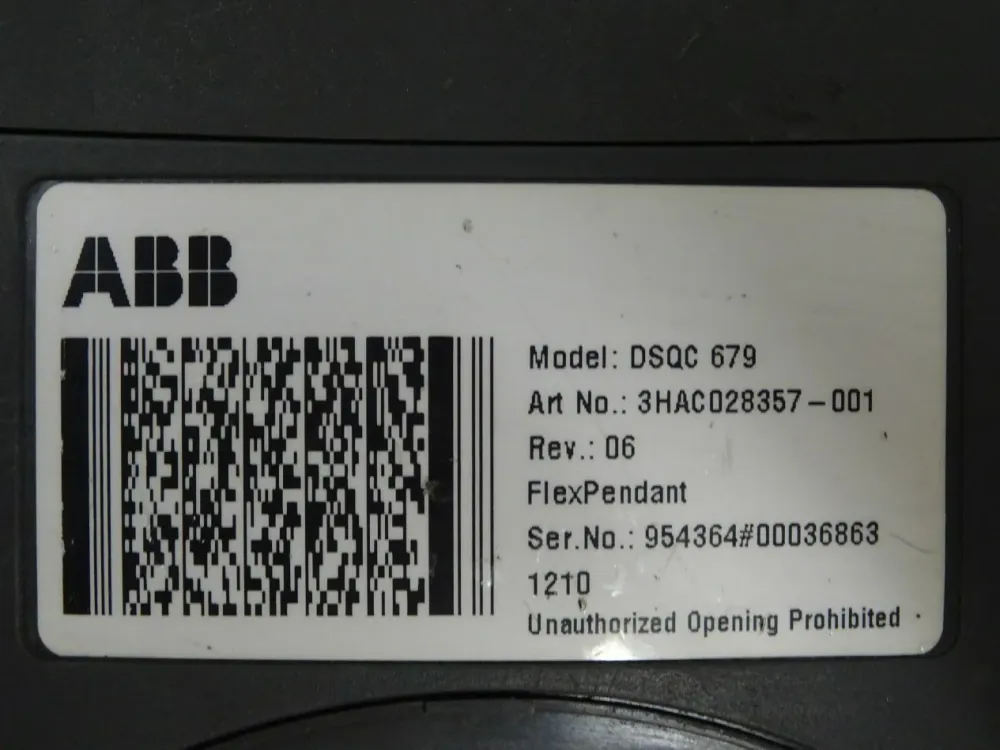ABB DSQC 679 back Cover Rückschale