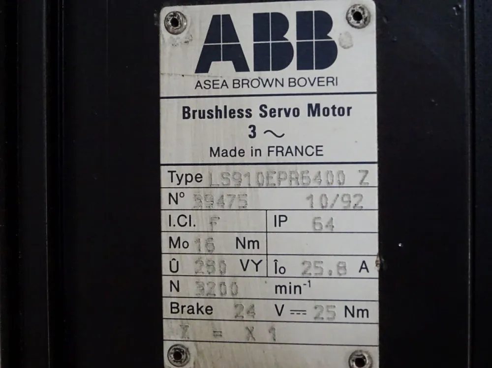 ABB Servomotor LS910EPR6400-Z 3200min-1