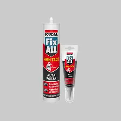 Adesivo Sigillante 'Fix All High Tack' Soudal 125 Ml - Bianco - Soudal