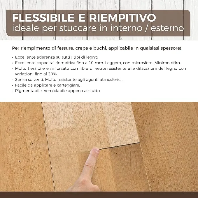 AGUAPLAST - AP STUCCO LEGNO WOODLITE FAGGIO 125 ML