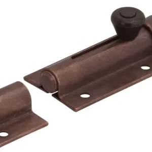 Aldeghi Catenaccio Portalucchetto Leggero Acciaio Bronzato Mm.105 10.00 Pz