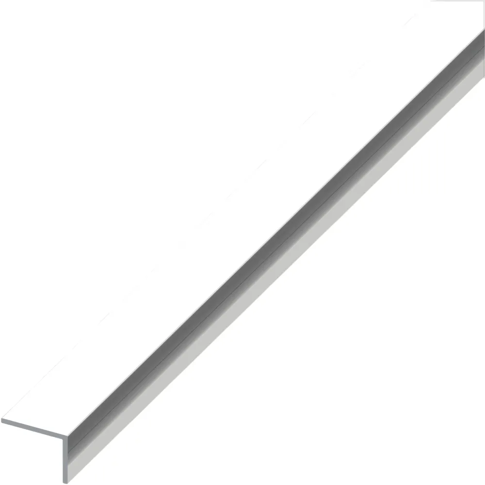 Alfer PROFILO ANGOLARE ALLUMINIO (lati disuguali) Argento Cromato mm. 25x20x1 mt. 2