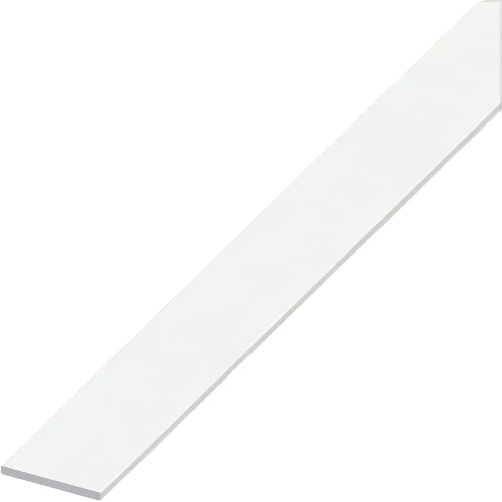 Alfer PROFILO BARRA PIATTA ALLUMINIO Bianco mm. 20x2 mt. 2