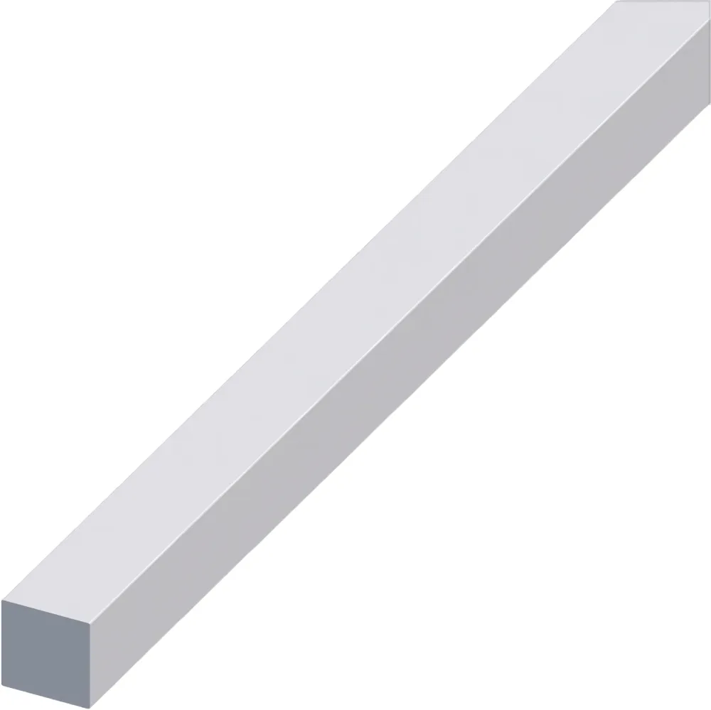 Alfer PROFILO BARRA QUADRATA ALLUMINIO Argento Satinato mm. 10x10 mt. 1