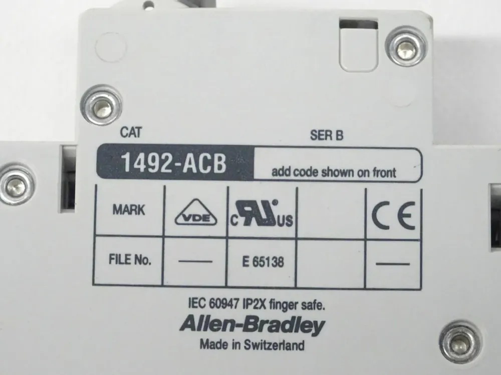 Allen Bradley 1492-ACBH1 Schutzschalter 1492ACBH1 6A 227VAC / 50VDC