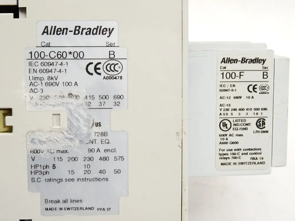 Allen-Bradley Schütz 100-C60*00 + 100-F