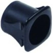 alloggiamento interruttore dimensioni 25x25mm int. diametro 21,4mm nero