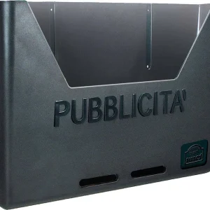 ALUBOX - CASETTA PER PUBBLICITA' CAROSELLO POLICARBONATO 35.5x25,5x7.5MM COLORE GHISA