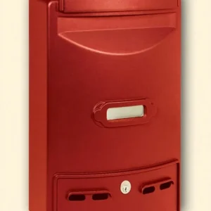 ALUBOX - CASSETTA POSTALE EUROPA MAXI 29x39x10CM ROSSA***