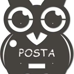 ALUBOX - FRONTALI MIA PER CASSETTE POSTAI MOD. MIA GUFO GRIGIO