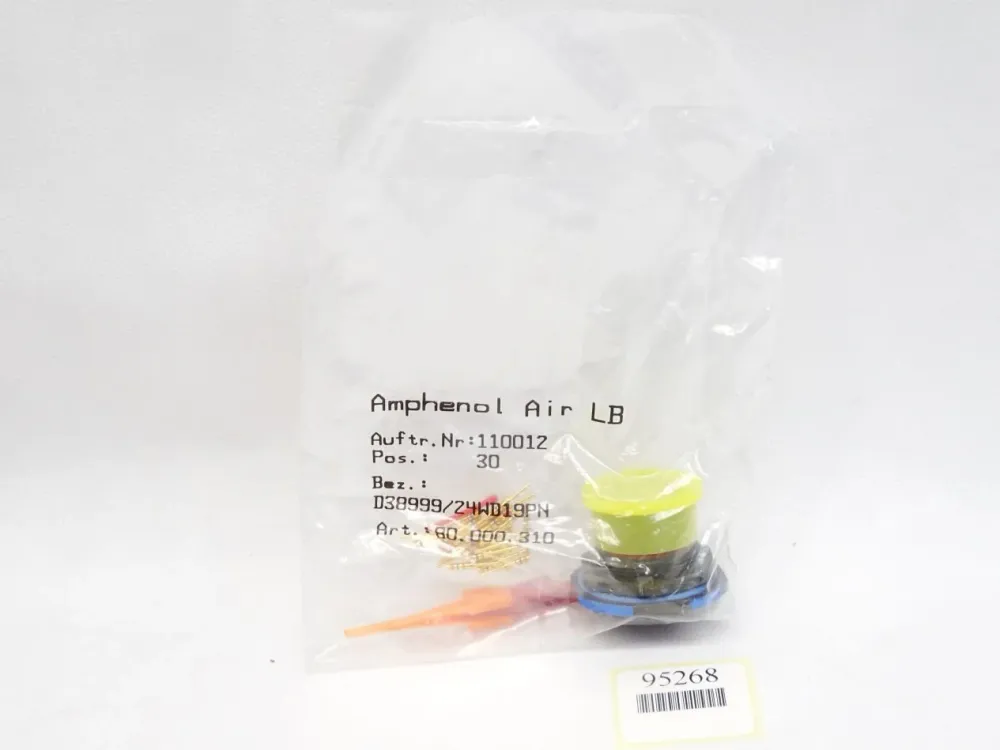 Amphenol Air LB Steckverbinder 80.000.310 D38999 / 24WD19PN / Neu OVP