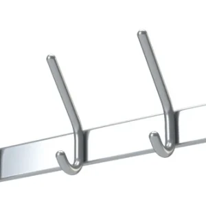 Appendiabiti da parete ( 3000284072 ) Alluminio F1 color naturale Interasse ganci 150 mm