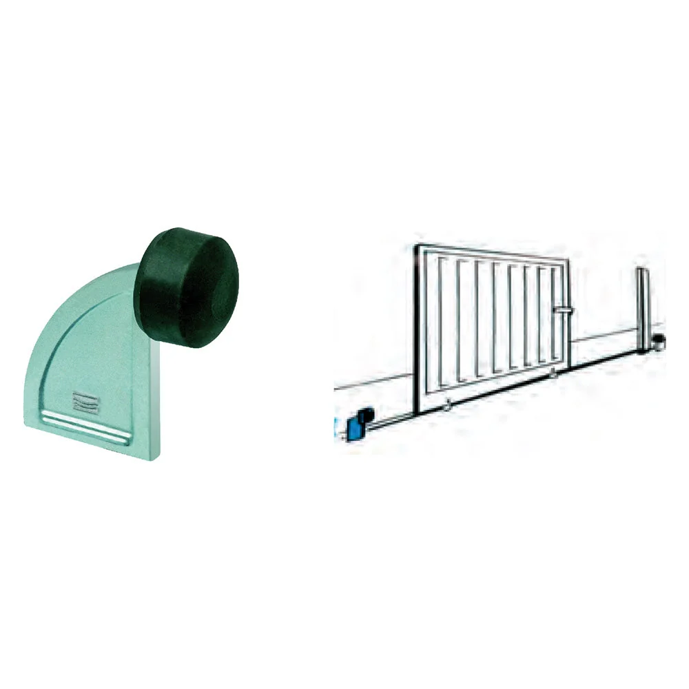 Arresto Per Cancelli Scorrevoli Art.200 Par. Ø 42 - Dim. Mm 70X115 - Comunello