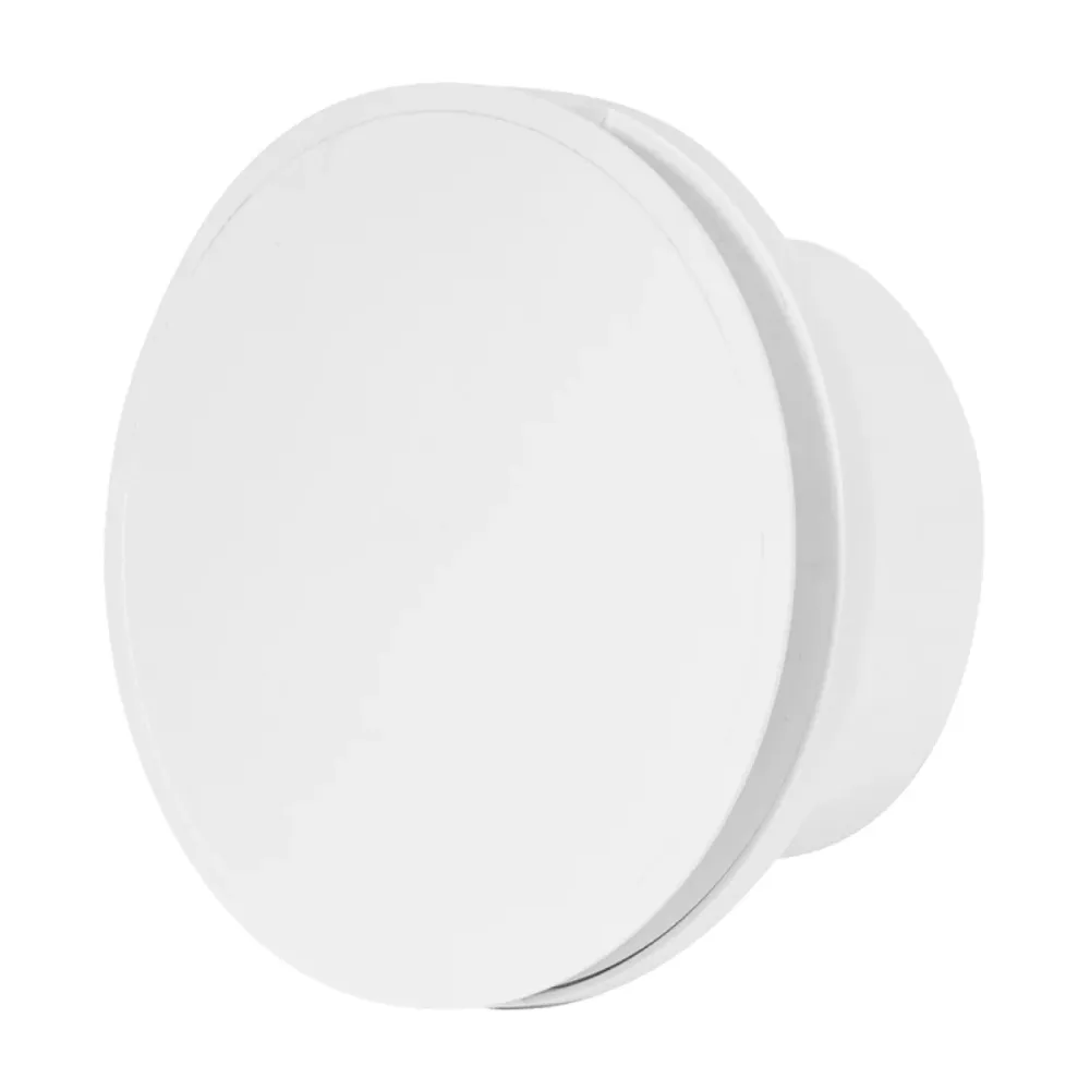 Aspiratore Tondo Elettrico Abs Decorativo Bianco - Dim. Ee ¸141 Mm - Portata 100 M ³/H - 19 W - Ee ¸ 100 Foro - Vec