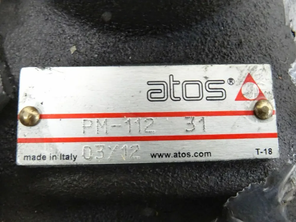 Atos PM-112 Handpumpe PM 112 / PM112 doppel Effekt 250 bar Pmax NEU