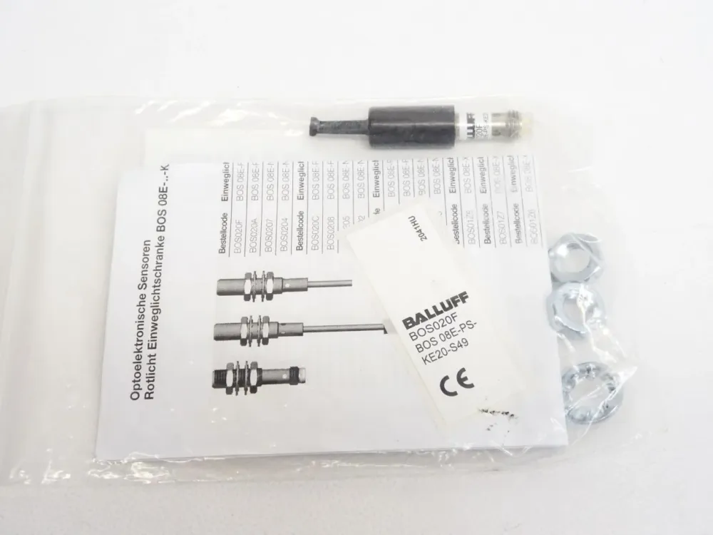 Balluff Photoelectric Sensor BOS020F BOS 08E-PS-KE20-S49 / Neu OVP