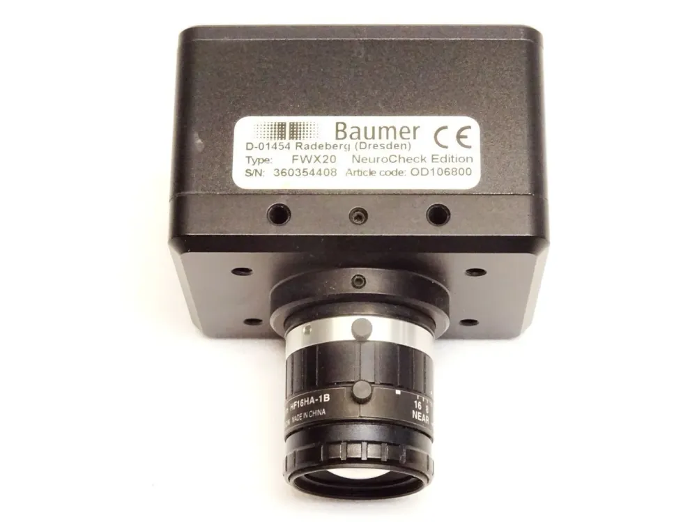 Baumer Neuro check FWX20 / OD106800 + Fujinon HF16HA-1B 1:1.4/16mm