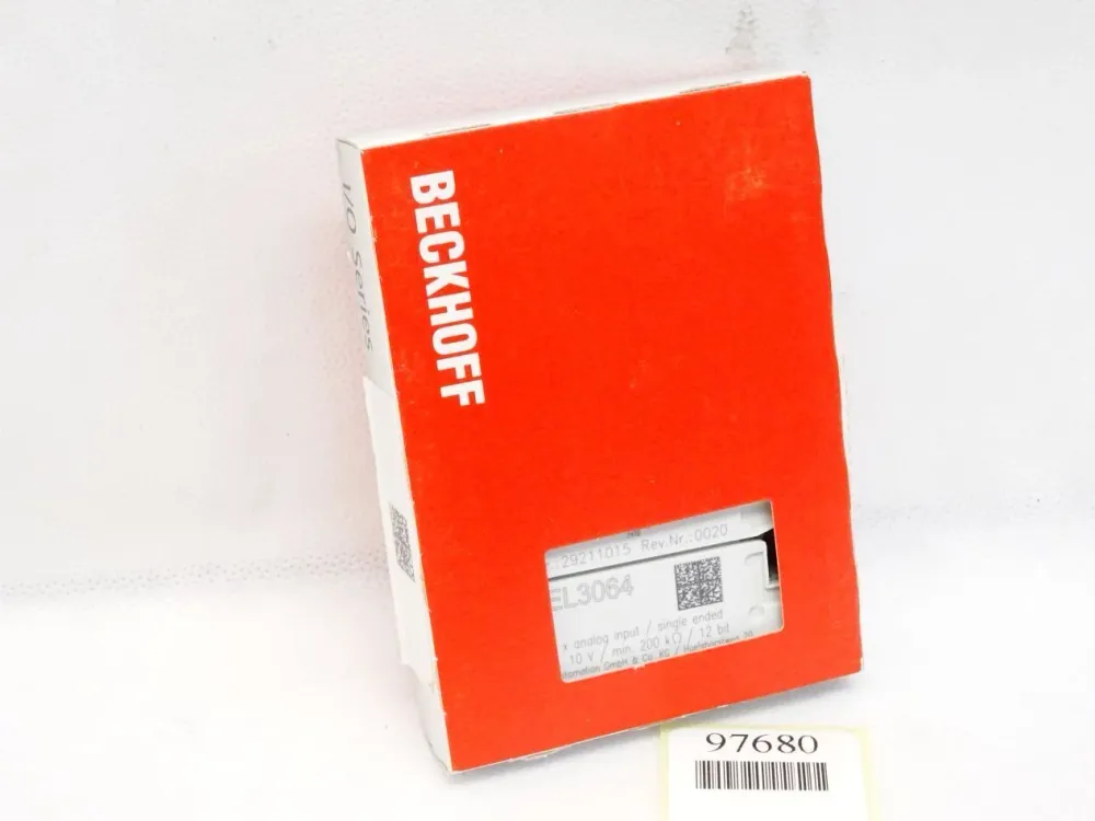 Beckhoff analoge Eingangsklemme EL3064 Rev.0020 / Neu OVP versiegelt