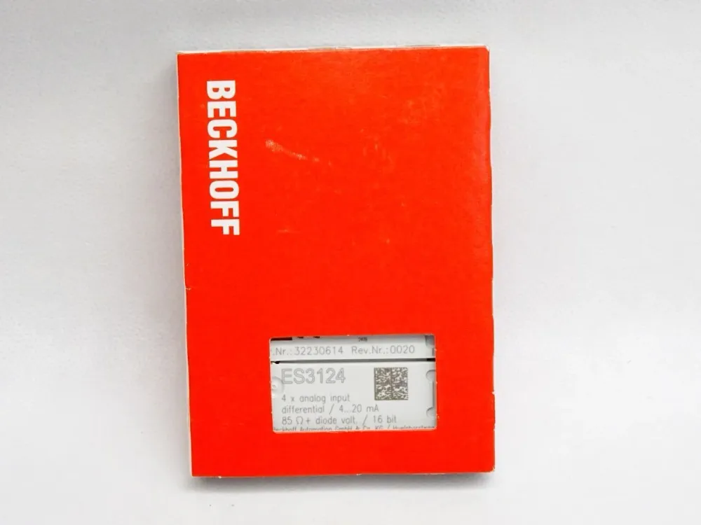 Beckhoff ES3124 4-Kanal-Analog-Eingang / Neu OVP versiegelt