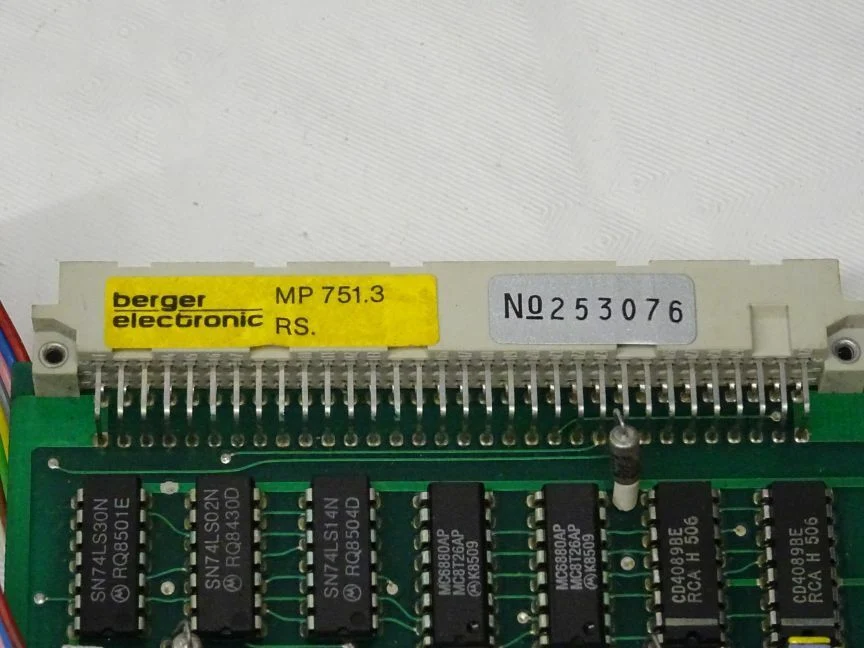 Berger Lahr MP751.3 Motorkontrollkarte MP 751.3 / No 253076