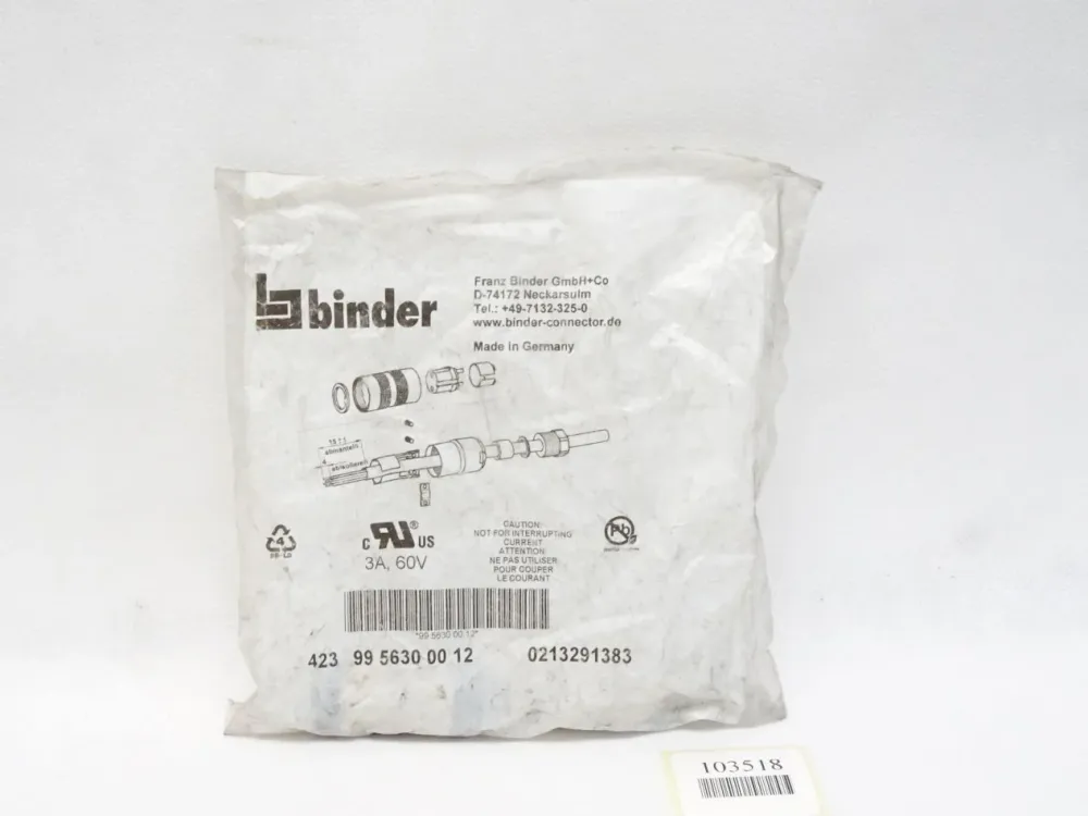 Binder Kabeldose 9956300012 99 5630 00 12 0213291383 / Neu OVP