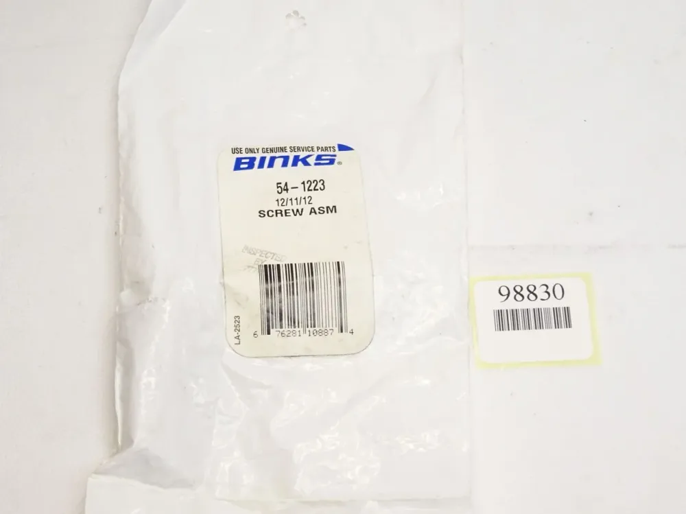 Binks 54-1223 Screw ASM / Neu OVP