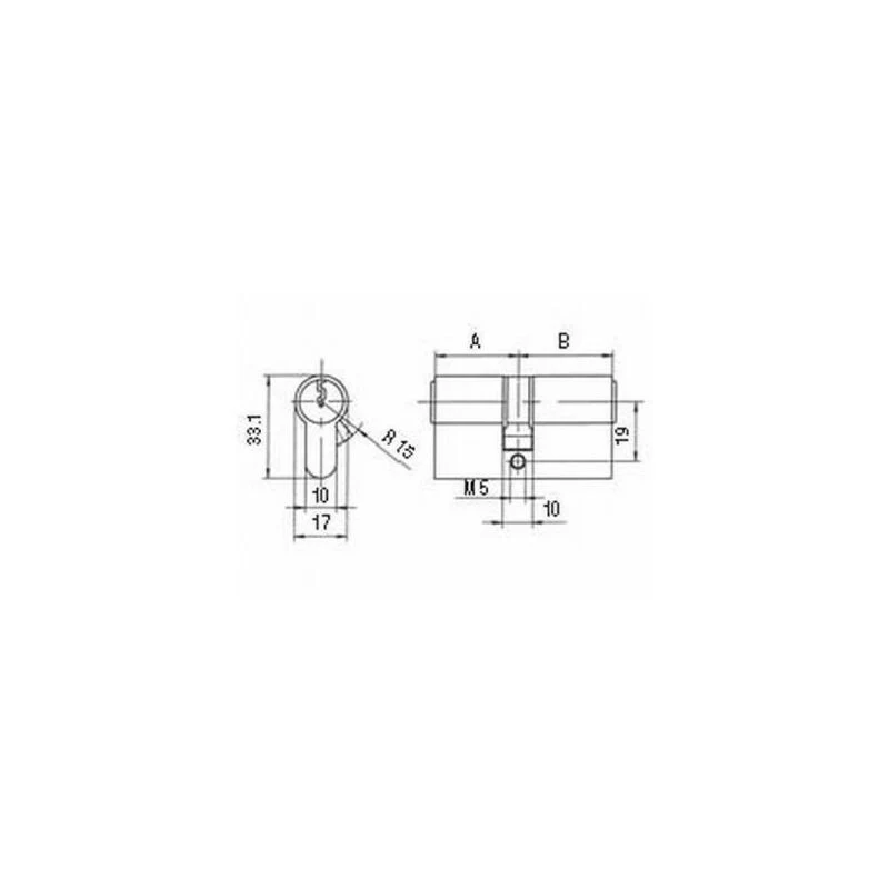 Profilo BKS doppio cilindro PZ 8800 31/31 mm ( 3000251940 )