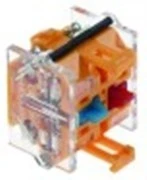 blocchetto di contatti 1nc/1no 660v max. 16(4) attacco vite