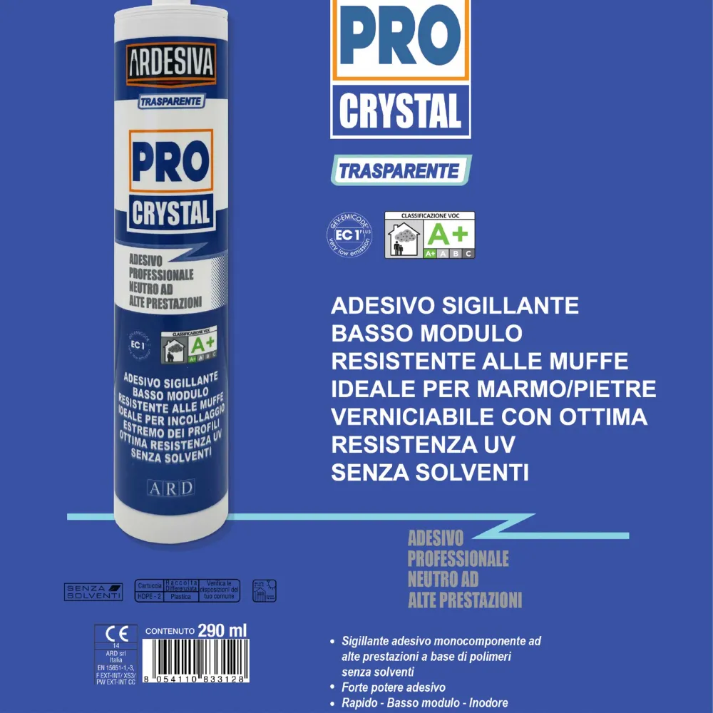 5 boccette di Colla 290ml ARDESIVA superpotente per BATTISCOPA e BOISERIE Legno, MDF, Polimeri
