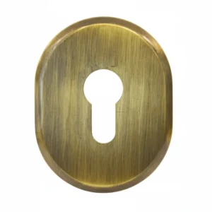 Bocchetta Ovale Ottone Brunito Per Cilindri Sagomati 316L/Sv- - Mm.64X84H Spessore Mm.6 - 5 Pezzi Cipierre