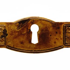 Bocchette Per Mobili Sagomate Mod.30698 Ottone Anticato- - Mm.60X28H. - 5 Pezzi Metalstyle