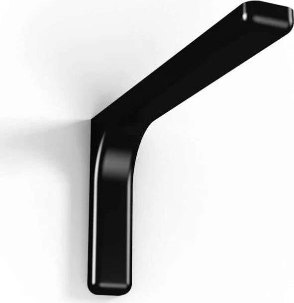 BOLIS ITALIA - COPPIA REGGIMENSOLE LEONARDO CM.18 NERO CON VITI