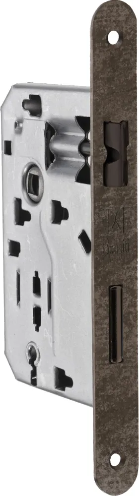 Bonaiti Serratura Legno Patent Inf. B/Tondo Art. 040T - Bronzato Verniciato E.45