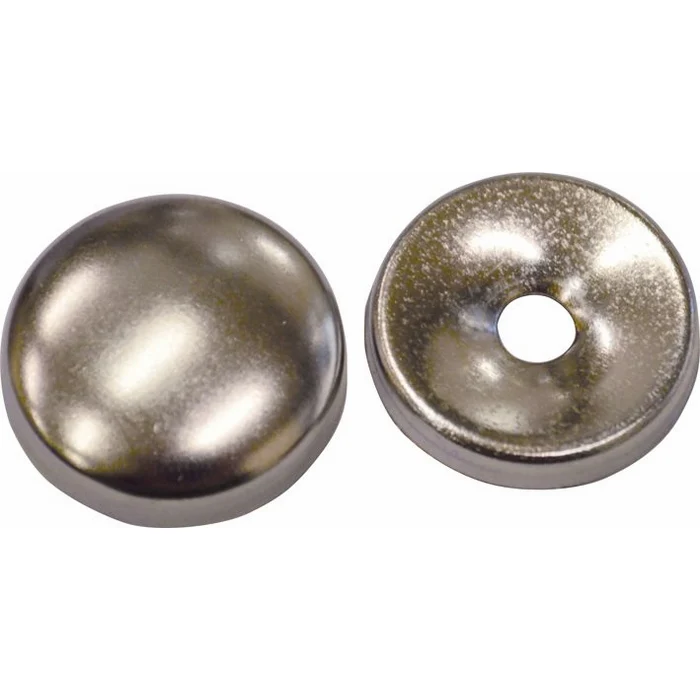 Borchia Coprivite Ottone Nichelato misura 12 mm confezione 100 pz