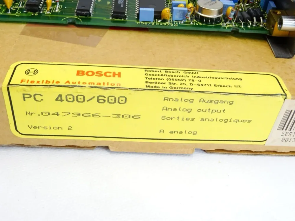 Bosch Analog Output 1070047966-306 / Neu OVP