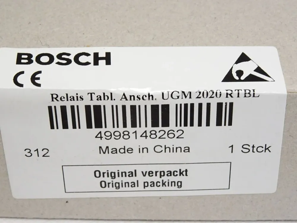 Bosch Relais UGM 2020 RTBL 4.998.148.262 / 4998148262 / Neu OVP