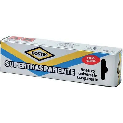 Bostik Supertrasparente - Gr 50- 6 Pezzi