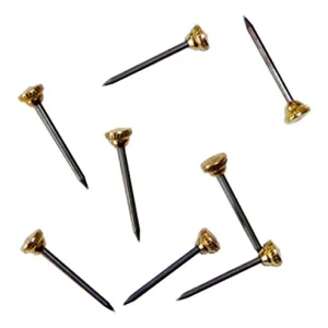 Bulk Hardware BH04785 Chiodo per Ganci Appendi-Quadri Pack 100, Bianco