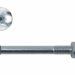 Bullone Acciaio Testa Tonda Con Dado- - Ø Mm.6X35 - 200 Pezzi Ambrovit