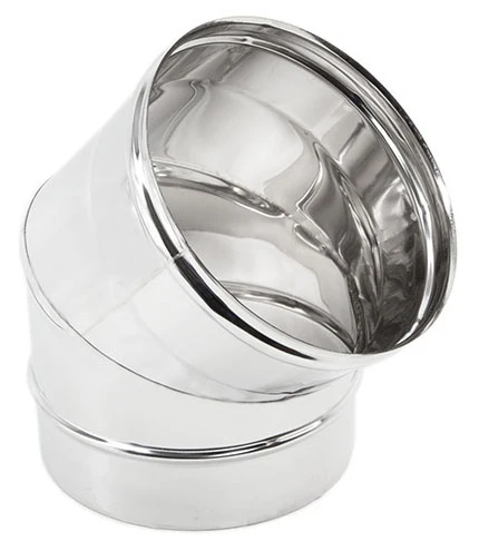 Gomito inox aisi 304 45 d 14 cm Capaldo