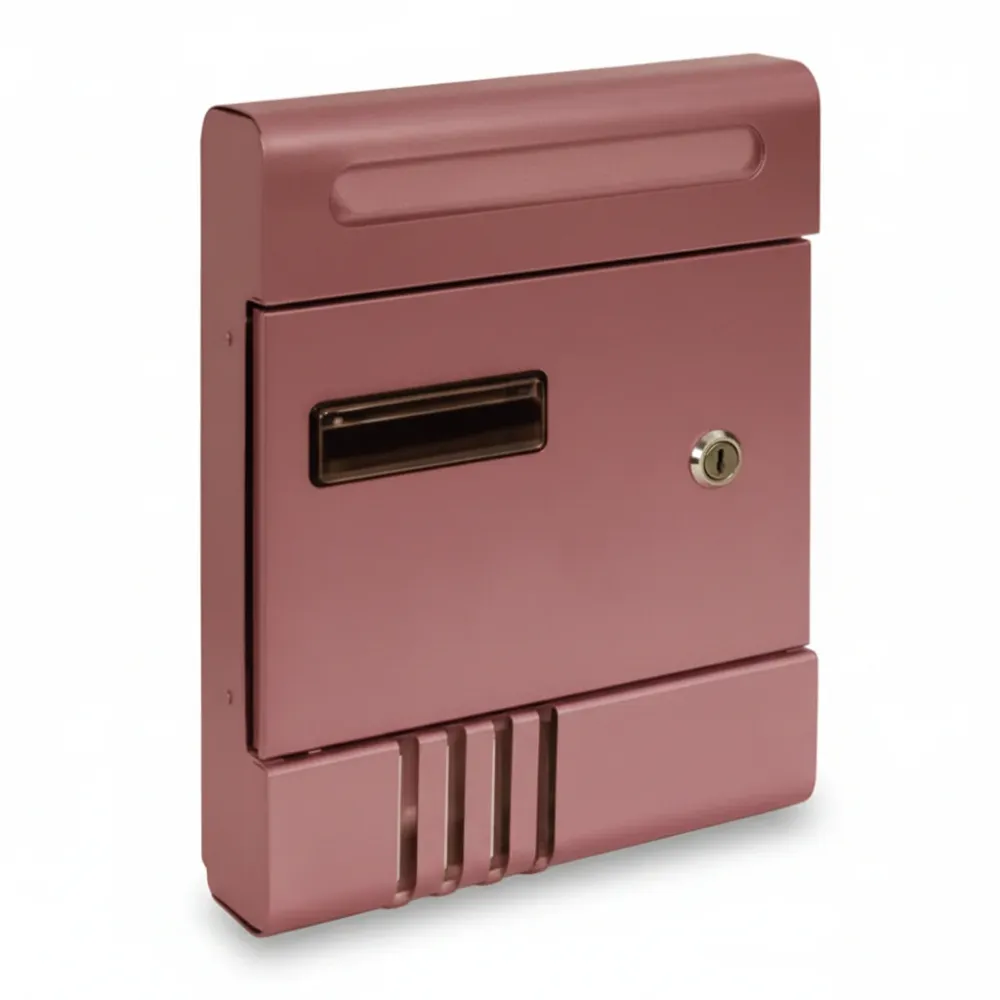 Cassetta Posta Alluminio Per Esterni Marrone Anodizzato Cm.20,4X7X29H. Alluminio Anodizzato Marrone Quality