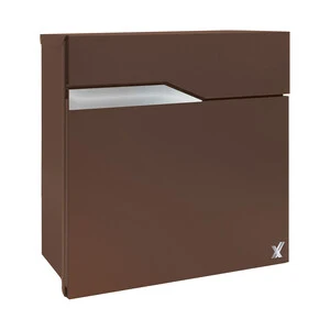 Cassetta Postale Alubox Nettuno 37X11X37 Ruggine- 1,0 Pz