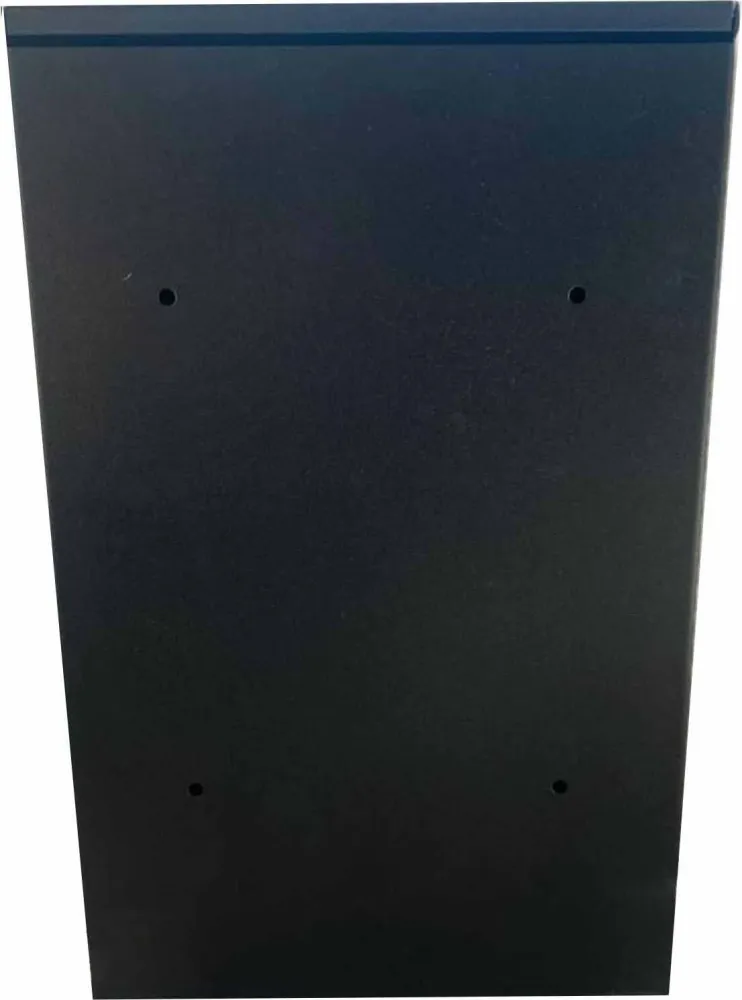 Cassetta postale antracite verniciata polvere h 40 cm montaggio parete