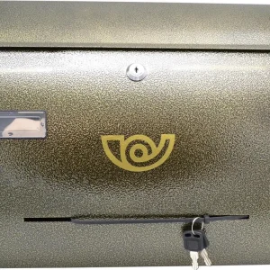 Cassetta postale Bronzo verniciata polvere h 31 cm montaggio parete