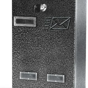 Cassetta postale Grigio verniciata polvere h 38 cm montaggio parete