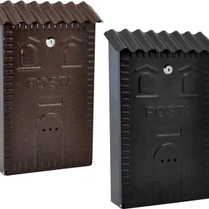 CASSETTA POSTALE cm 25 x 9,5 x H 37 - Nera Mille